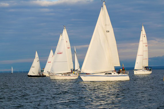sailboats on the water